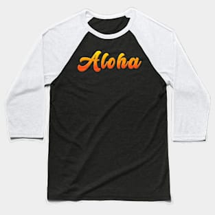 Aloha Flowers Hawaiian Funny vintage Hawaii Beach Baseball T-Shirt
